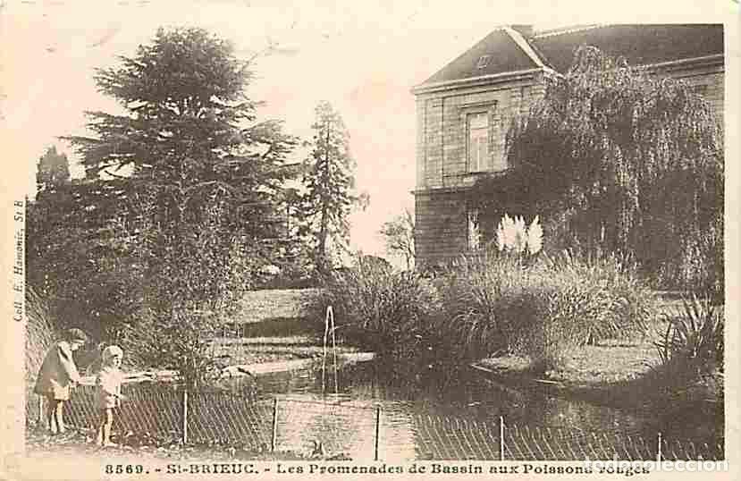 Cartes Postales: France - 22 - Saint Brieuc - Les Promenades de Bassin aux Poissons rouges - Anim&eacute;e - Carte Neuve - C