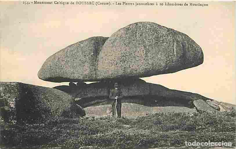 Cartes Postales: France - 23 - Boussac - Monument Celtique de Boussac - Les Pierres jaunatres &agrave; 20 kilom&egrave;tres de Mont