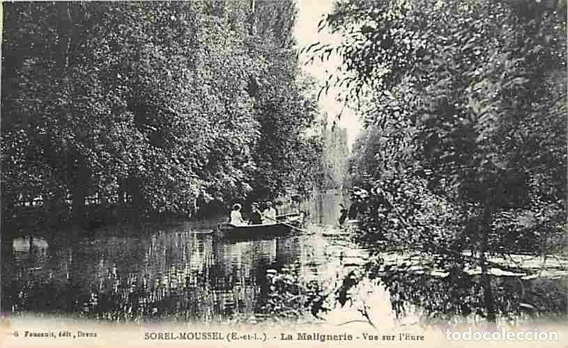 Postkarten: France - 28 - Sorel-Moussel - La Malignerie - Vue sur l'Eure - Anim&eacute;e - Canotage - Carte Neuve - CPA
