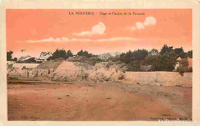 Postkarten: France - 44 - La Bernerie - Plage et Ch&acirc;lets d&icirc; la Pataurie - CPA - Voir Scans Recto-Verso