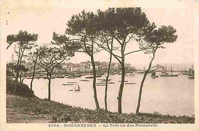 Postales: France - 29 - Douarnenez - Le Pont vu des Plomairc'hs - Oblit&eacute;ration ronde de 1934 - CPA - Voir Scan