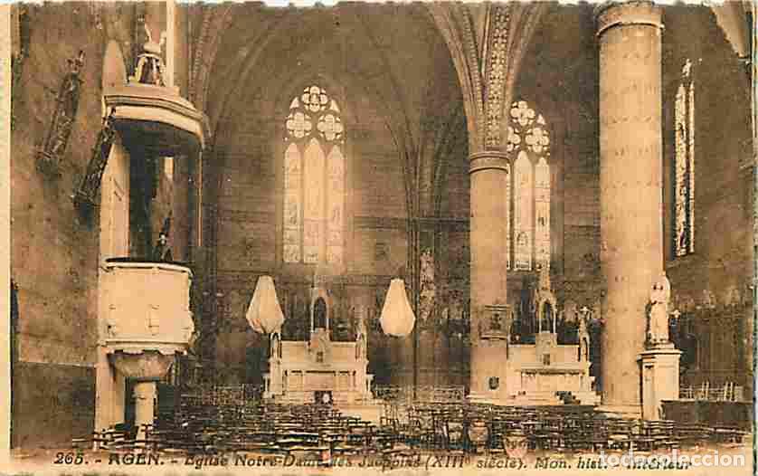 Postales: France - 47 - Agen - Eglise Notre Dame des Jacobins - Int&eacute;rieur de l'Eglise - CPA - Voir Scans Recto