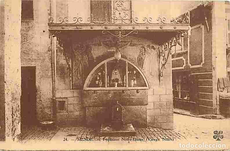 Postcards: France - 48 - Mende - Fontaine Notre Dame - Vierge Noire - Art Religieux - CPA - Voir Scans Recto-Ve