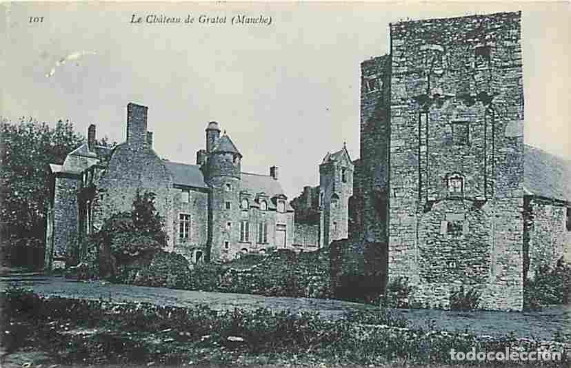 Postcards: France - 50 - Gratot - Le Ch&acirc;teau de Gratot - Oblit&eacute;ration ronde de 1905 - CPA - Voir Scans Recto-Ve