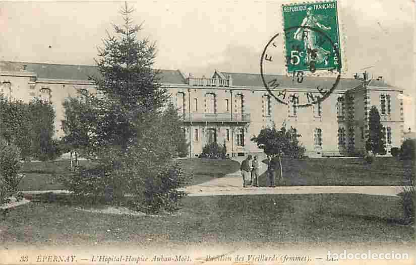 Postcards: France - 51 - Epernay - L'Hopital-Hospice Auban-Moet - Pavillon des Vieillard ( femmes) - Anim&eacute;e - O