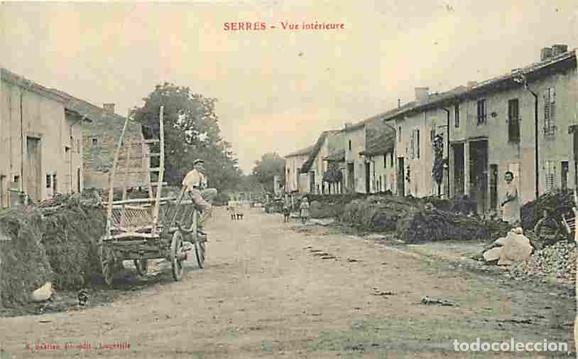 Postales: France - 54 - Serres - Vue int&eacute;rieure - Anim&eacute;e - Charrette - Paysans - Carte Neuve - CPA - Voir Scan