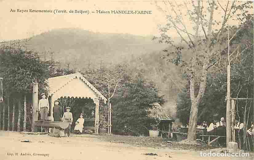 Postcards: France - 90 - Territoire de Belfort - Au Repos Rosemontois - Maison Mandler-Farine - Anim&eacute;e - Corres