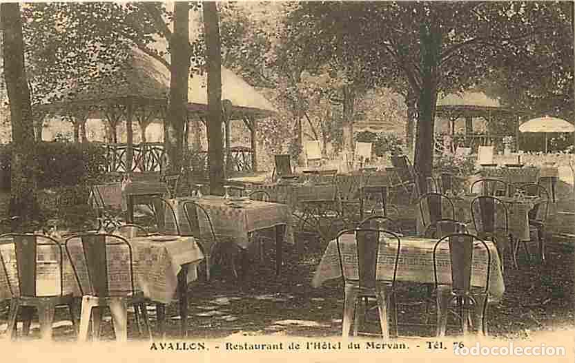 Postcards: France - 89 - Avallon - Restaurant de l'Hotel du Morvan - Correspondance - CPA - Voir Scans Recto-Ve