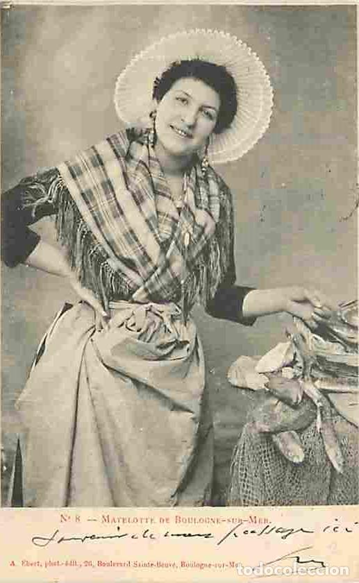 Cartes Postales: France - 62 - Boulogne sur Mer - Matelote Boulonnaise - Anim&eacute;e - Folklore - Pr&eacute;curseur - Oblit&eacute;ratio