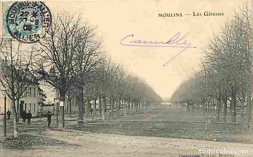 Postcards: France - 03 - Moulins - Les Gateaux - Anim&eacute;e - Oblit&eacute;ration ronde de 1906 - CPA - Voir Scans Recto-V