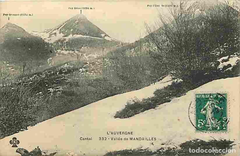 Postcards: France - 15 - Cantal - Vall&eacute;e de Mandailles - Hiver - Neige - Correspondance - Oblit&eacute;ration ronde de