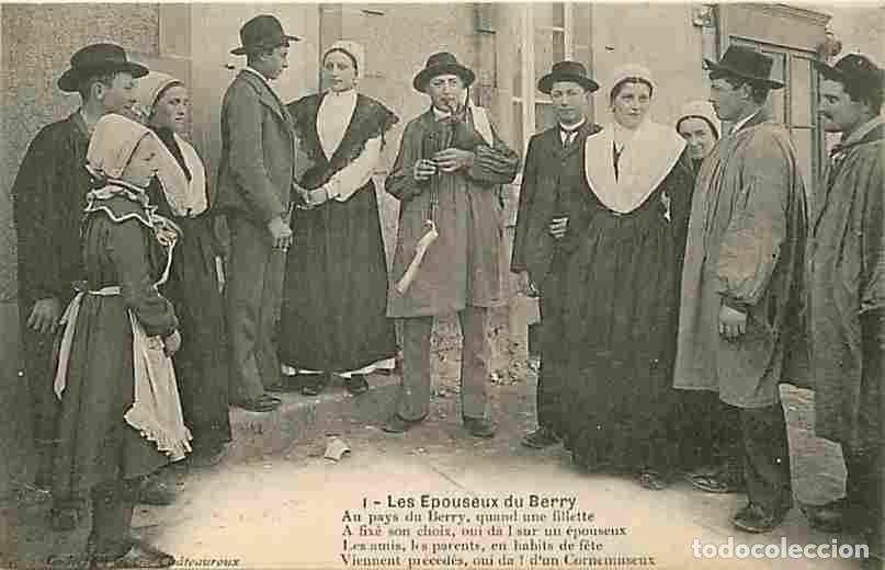 Postales: France - 18 - Cher - Berry - Les Epouseux du Berry - Anim&eacute;e - Folklore - Carte Neuve - CPA - Voir Sc