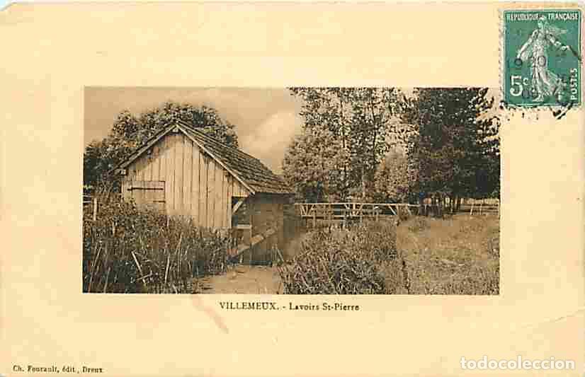Postais: France - 28 - Villemeux - Lavoirs Saint-Pierre - Etat &eacute;corn&eacute;e - CPA - Voir Scans Recto-Verso