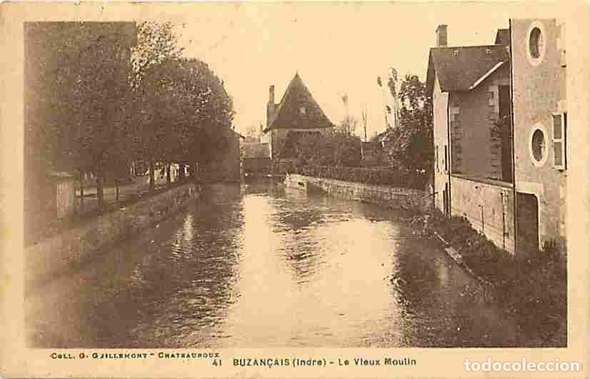Postales: France - 36 - Buzan&ccedil;ais - Le Vieux Moulin - Oblit&eacute;ration ronde de 1934 - CPA - Voir Scans Recto-Vers