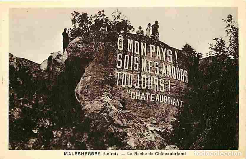 Postais: France - 45 - Malesherbes - La Roche de Chateaubriand - Anim&eacute;e - Correspondance - CPA - Voir Scans R
