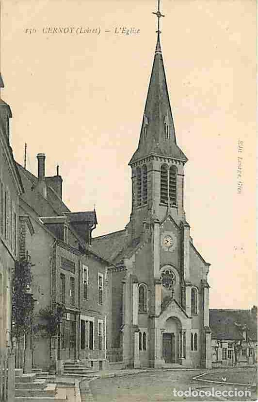 Postais: France - 45 - Cernoy - L'Eglise - Oblit&eacute;ration ronde de 24 - CPA - Voir Scans Recto-Verso