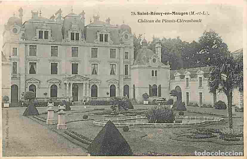 Postkarten: France - 49 - Saint R&eacute;my en Mauges - Ch&acirc;teau du Plessis-Cl&eacute;rembault - Pr&eacute;curseur - Oblit&eacute;ration rond