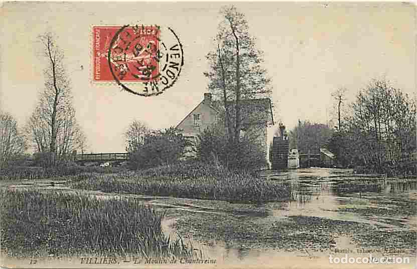 Postkarten: France - 41 - Villiers - Le Moulin de Chantereine - Correspondance - Oblit&eacute;ration ronde de 1907 - CP