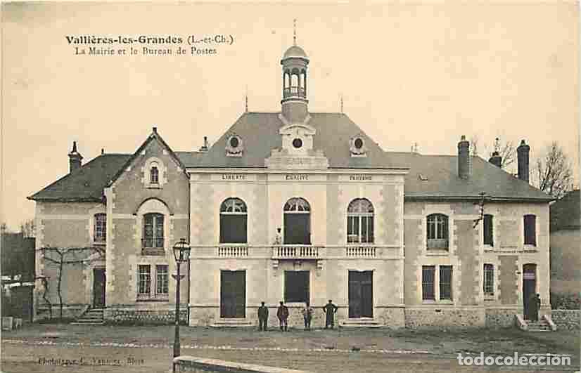 Postkarten: France - 41 - Valli&egrave;res les Grandes - La Mairie et le Bureau de Postes - Anim&eacute;e - Carte Neuve - CPA