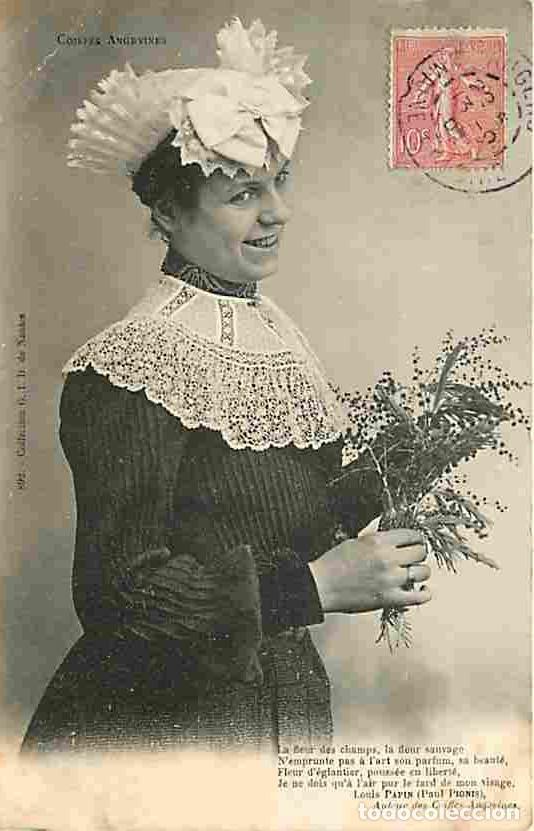 Postcards: France - 49 - Angers - Coiffes Angevines - Anim&eacute;e - Folklore - Correspondance - Oblit&eacute;ration ronde d