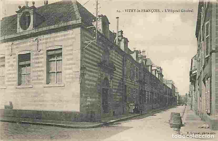 Cartes Postales: France - 51 - Vitry le Fran&ccedil;ois - L'Hopital G&eacute;n&eacute;ral - Anim&eacute;e - Correspondance - CPA - Voir Scans Rec