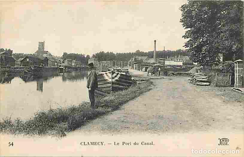 Postais: France - 58 - Clamecy - Le Port du Canal - Anim&eacute;e - P&eacute;niches - CPA - Voir Scans Recto-Verso