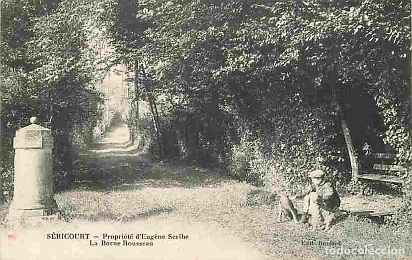 Postales: France - 62 - S&eacute;ricourt - Propri&eacute;t&eacute; d'Eug&egrave;ne Scribe - La Borne Rousseau - Anim&eacute;e - Correspondance -