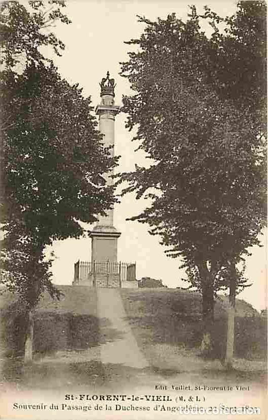 Cartes Postales: France - 49 - Saint Florent le Vieil - Souvenir du Passage de la Duchesse d'Angoul&egrave;me le 22 septembr