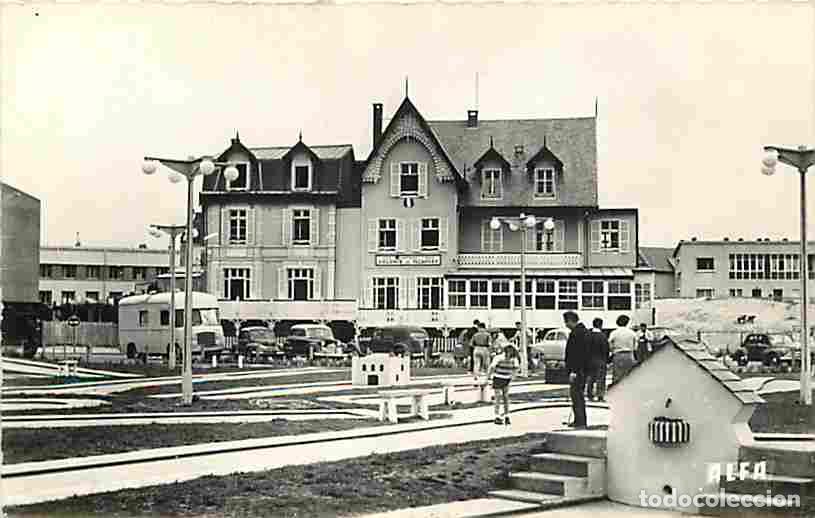 Postales: France - 62 - Berck sur Mer - Colonie de Vacances de Montreuil - Anim&eacute;e - Automobiles - Carte Neuve
