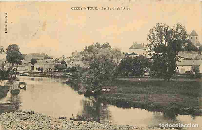 Postales: France - 58 - Cercy la Tour - Les bords de l'Aron - CPA - Voir Scans Recto-Verso