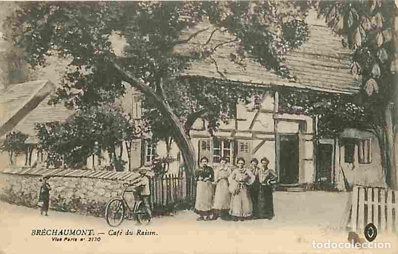 Cartes Postales: France - 68 - Br&eacute;chaumont - Caf&eacute; du Raisin - Anim&eacute;e - Correspondance Militaire - Voyag&eacute;e en 1915 - C