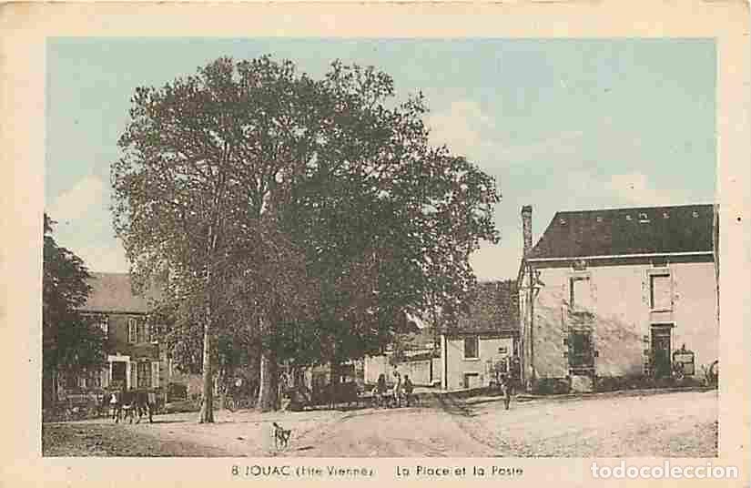 Cartes Postales: France - 87 - Jouac - La Place et la Poste - Anim&eacute;e - CPA - Voir Scans Recto-Verso