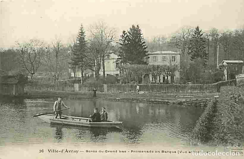 Cartoline: France - 92 - Ville d'Avray - Ballade en Barque - Vue artistique - Anim&eacute;e - Canotage - Carte Neuve -