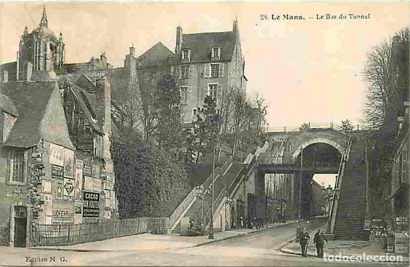 Cartoline: France - 72 - Le Mans - Le Bas du Tunnel - Anim&eacute;e - CPA - Voir Scans Recto-Verso