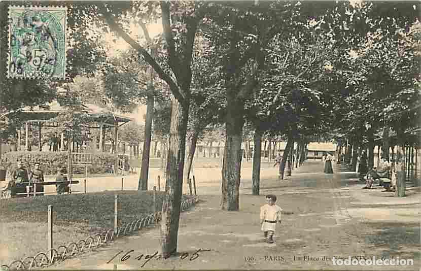 Cartoline: France - 75 - Paris 19 - La Place des Fetes - Anim&eacute;e - Oblit&eacute;ration ronde de 1905 - CPA - Voir Scans