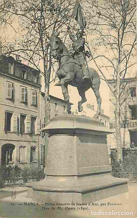 Cartoline: France - 54 - Nancy - Statue &eacute;questre de Jeanne d'Arc par Ff&eacute;mier - Chevaux - CPA - Voir Scans Recto