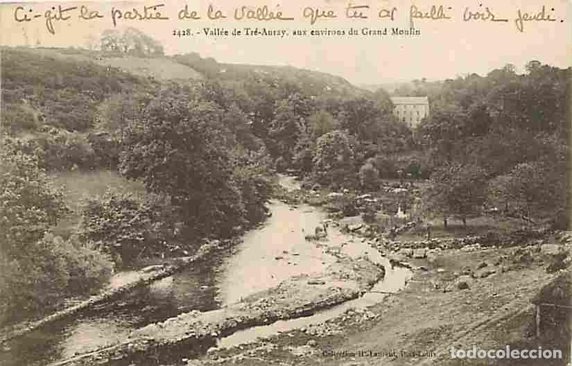 Cartes Postales: France - 56 - Morbihan - Vall&eacute;e de Tr&eacute;-Auray aux environs du Grand Moulin - Correspondance - CPA - V