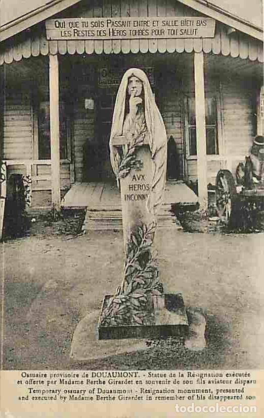 Cartes Postales: France - 55 - Douaumont - Ossuaire provisioire - Statue de la R&eacute;signation - Carte Neuve - CPA - Voir