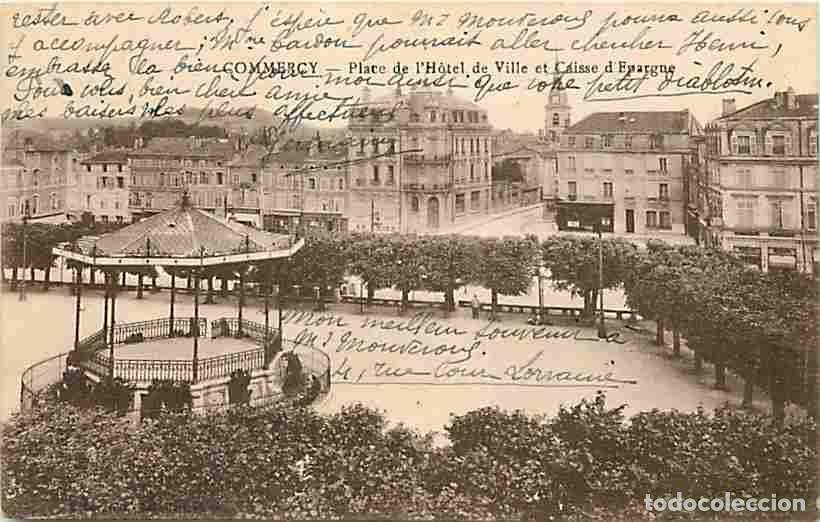 Postais: France - 55 - Commercy - Place de l'Hotel de Ville et Caisse d'Epargne - Correspondance - CPA - Voir