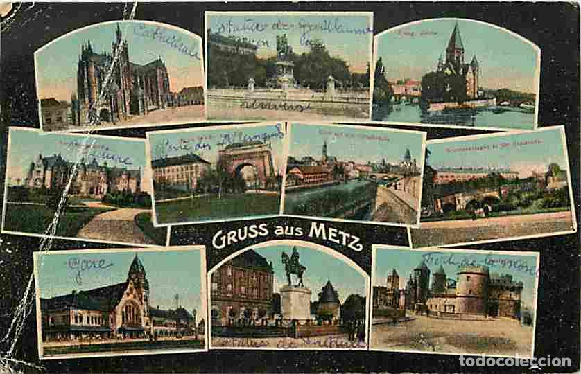 Postais: France - 57 - Metz - Multivues - Etat gros pli visible - CPA - Voir Scans Recto-Verso