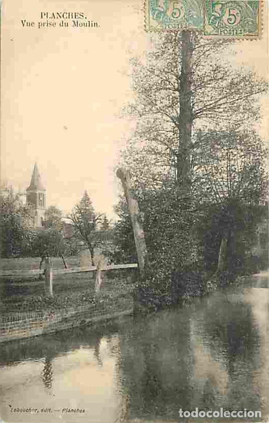 Postales: France - 61 - Planches - Vue prise du Moulin - Oblit&eacute;ration ronde de 1906 - CPA - Voir Scans Recto-V