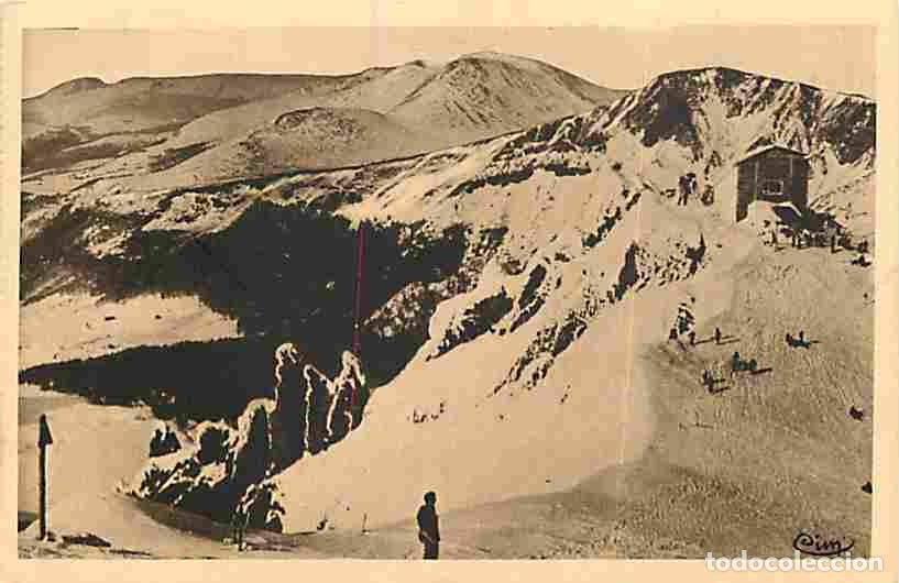 Cartoline: France - 63 - Le Mont Dore - Le Puy de Sancy - Gare sup&eacute;rieure du T&eacute;l&eacute;ph&eacute;rique - Anim&eacute;e - Hiver - Ne