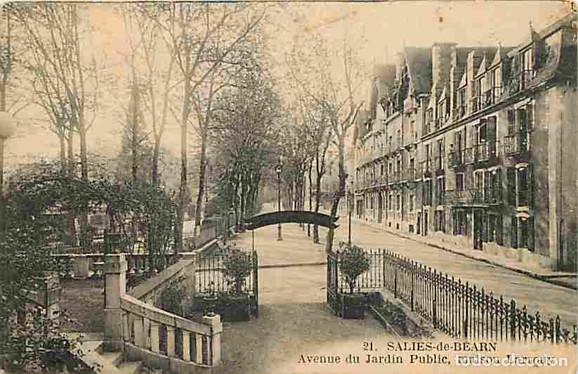 Postais: France - 64 - Salies de B&eacute;arn - Avenue du Jardin Public , maison Larrouy - Carte Neuve - CPA - Voir