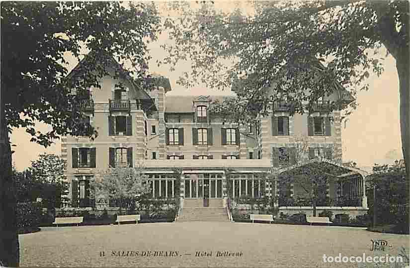Postais: France - 64 - Salies de B&eacute;arn - Hotel Bellevue - Oblit&eacute;ration ronde de 1911 - CPA - Voir Scans Recto