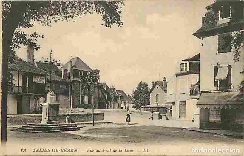 Postais: France - 64 - Salies de B&eacute;arn - Vue au pont de la Lune - Anim&eacute;e - CPA - Voir Scans Recto-Verso