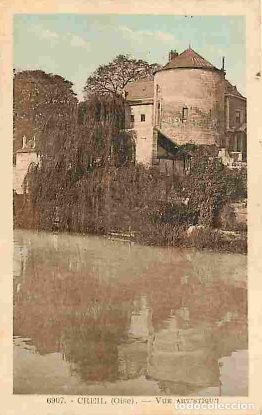 Postales: France - 60 - Creil - Vue artistique - Correspondance - Voyag&eacute;e en 1949 - CPA - Voir Scans Recto-Ver