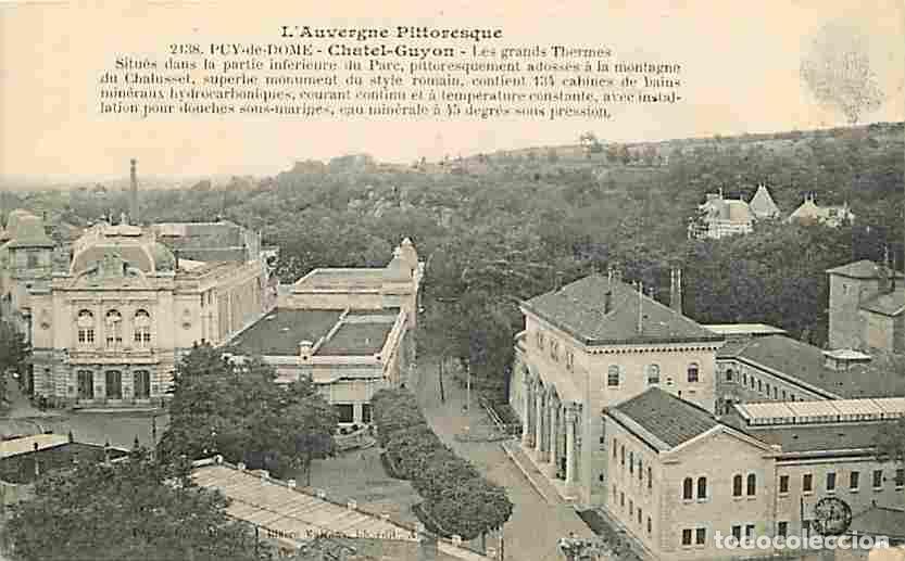 Postkarten: France - 63 - Chatel-Guyon - Les grands Thermes - Correspondance Militaire - CPA - Voir Scans Recto-