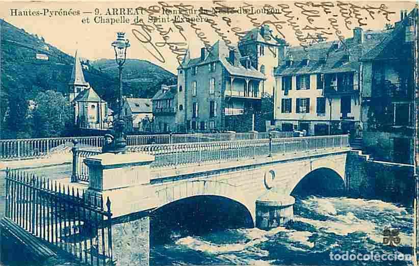 Postkarten: France - 65 - Arreau - Pont sur la Neste du Louron et Chapelle de Saint-Exup&egrave;re - Anim&eacute;e - Correspon