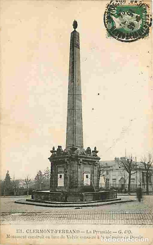 Postkarten: France - 63 - Clermont-Ferrand - La Pyramide - Oblit&eacute;ration ronde de 1924 - CPA - Voir Scans Recto-V
