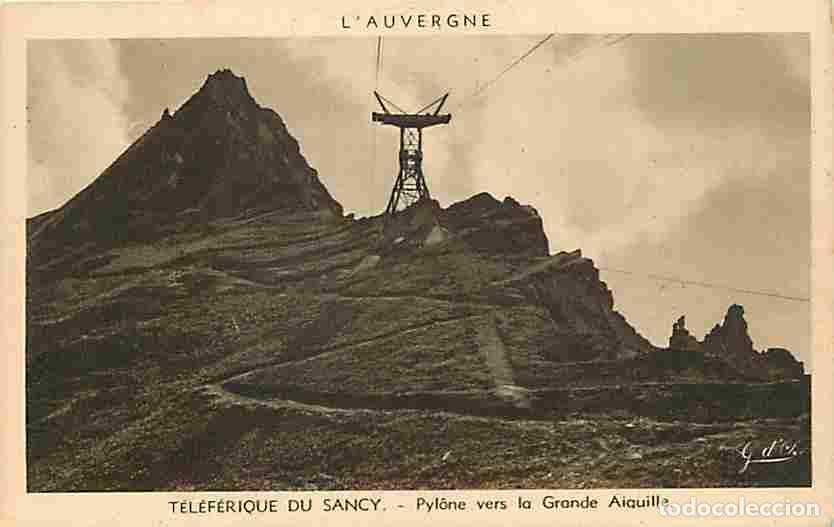 Postkarten: France - 63 - Le Mont Dore - Le Puy de Sancy - T&eacute;l&eacute;f&eacute;rique du Sancy - Pyl&ocirc;ne vers la Gronde Aiguille